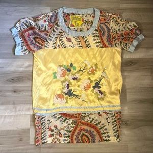 Johnny Was Floral Blouse Medium